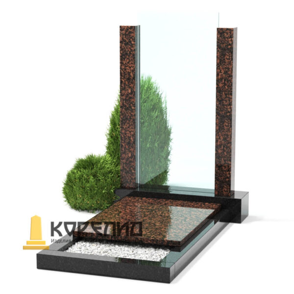 Вертикальный из цветного гранита Ц-01