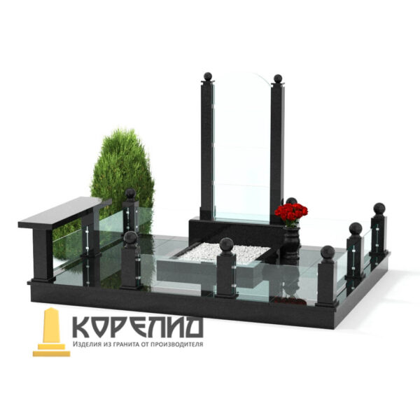 Вертикальный из цветного гранита Ц-11