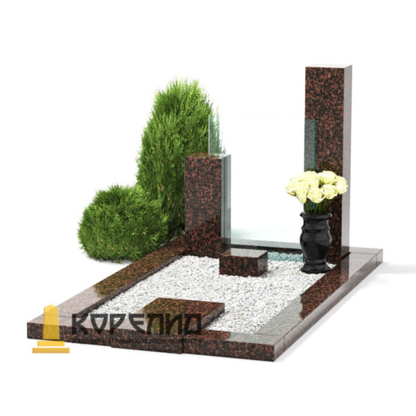 Вертикальный из цветного гранита Ц-12