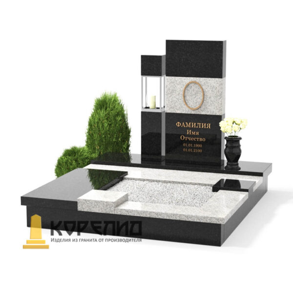 Вертикальный из цветного гранита Ц-16