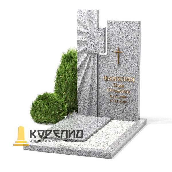 Вертикальный из цветного гранита Ц-17