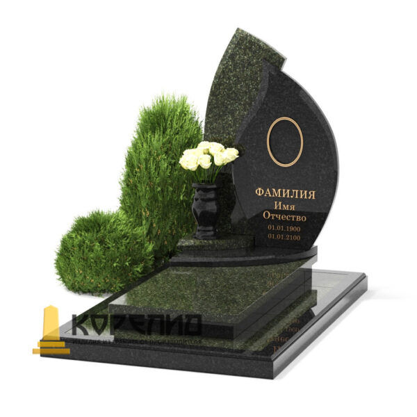 Вертикальный из цветного гранита Ц-18