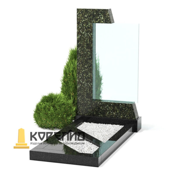 Вертикальный из цветного гранита Ц-02