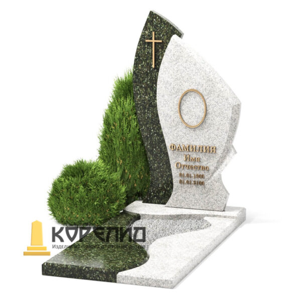 Вертикальный из цветного гранита Ц-20