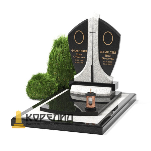 Вертикальный из цветного гранита Ц-22