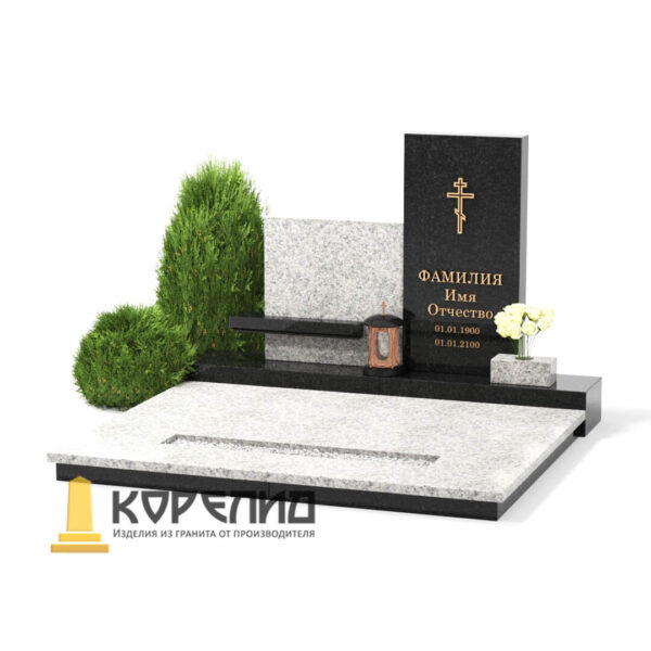 Вертикальный из цветного гранита Ц-25