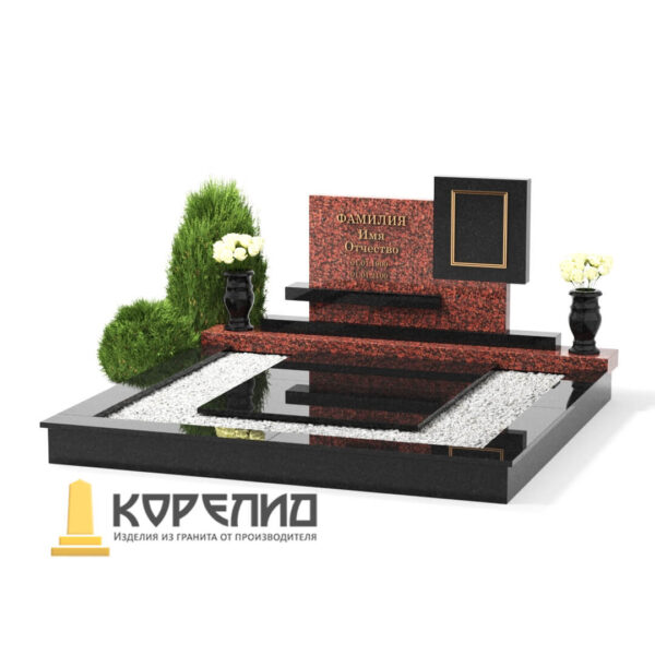 Вертикальный из цветного гранита Ц-27