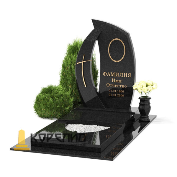 Вертикальный из цветного гранита Ц-29