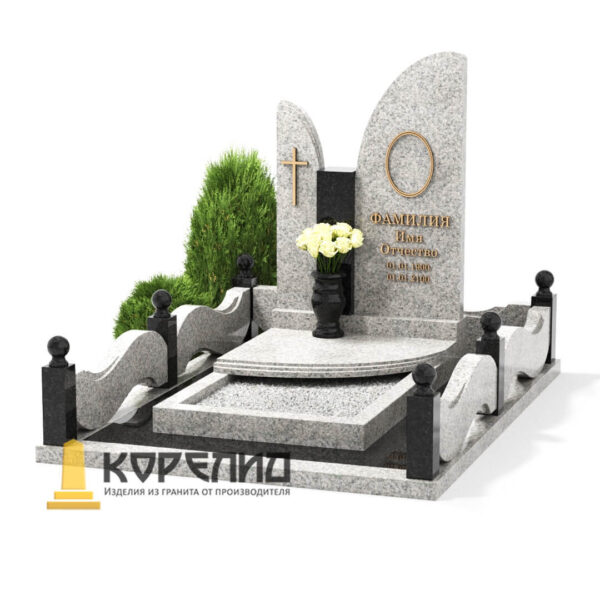 Вертикальный из цветного гранита Ц-31