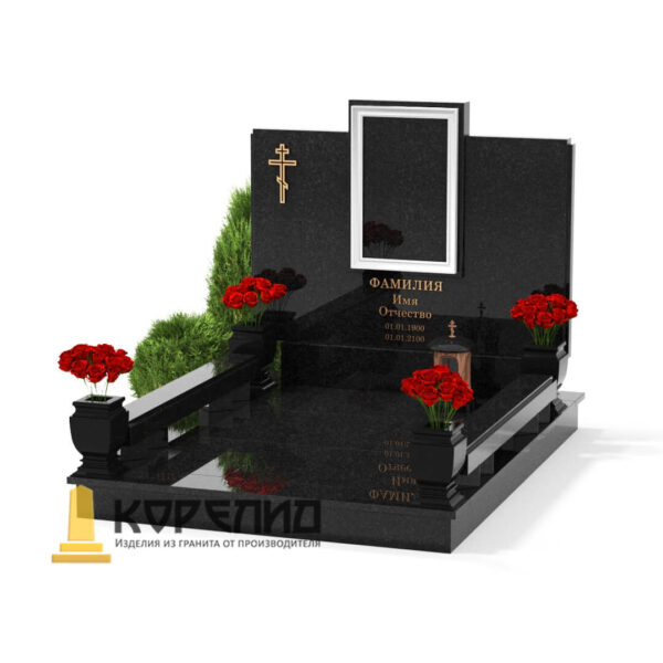 Вертикальный из цветного гранита Ц-32