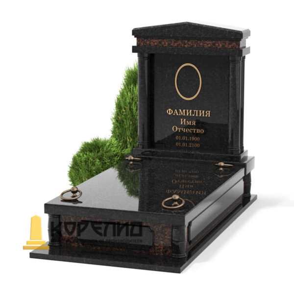 Вертикальный из цветного гранита Ц-34