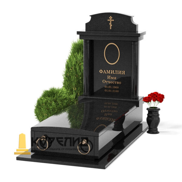 Вертикальный из цветного гранита Ц-35