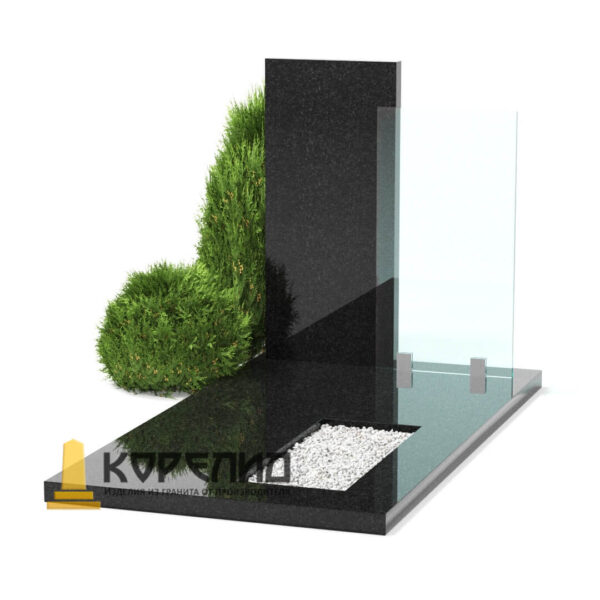 Вертикальный из цветного гранита Ц-04