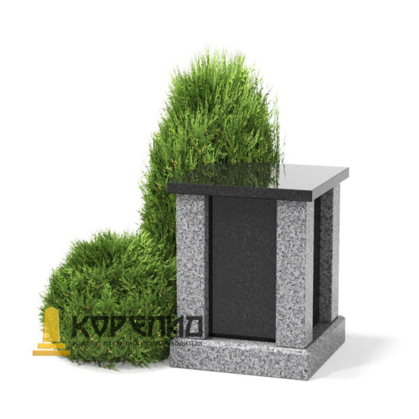 Вертикальный из цветного гранита Ц-43