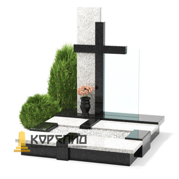 Вертикальный из цветного гранита Ц-05