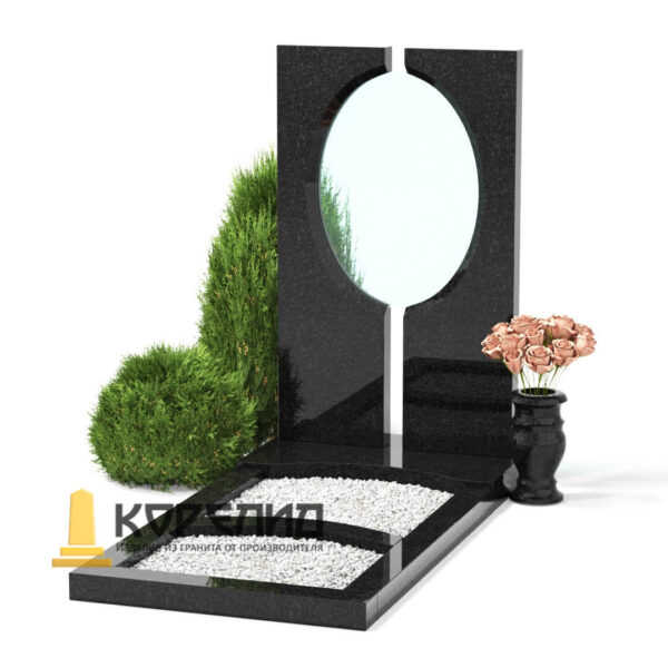 Вертикальный из цветного гранита Ц-06