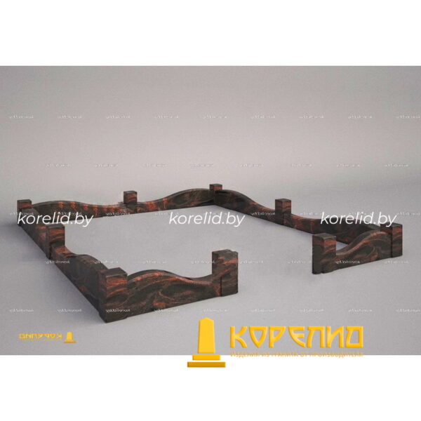 Ограда гранитная КОГ-03