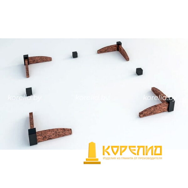 Ограда гранитная КОГ-05