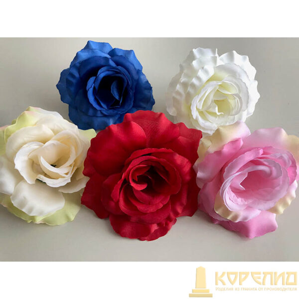 Искуственные цветы 80-2-роза-красота