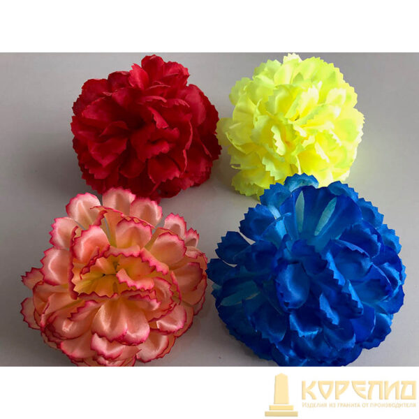 Искуственные цветы 99-3-гвоздика-12см