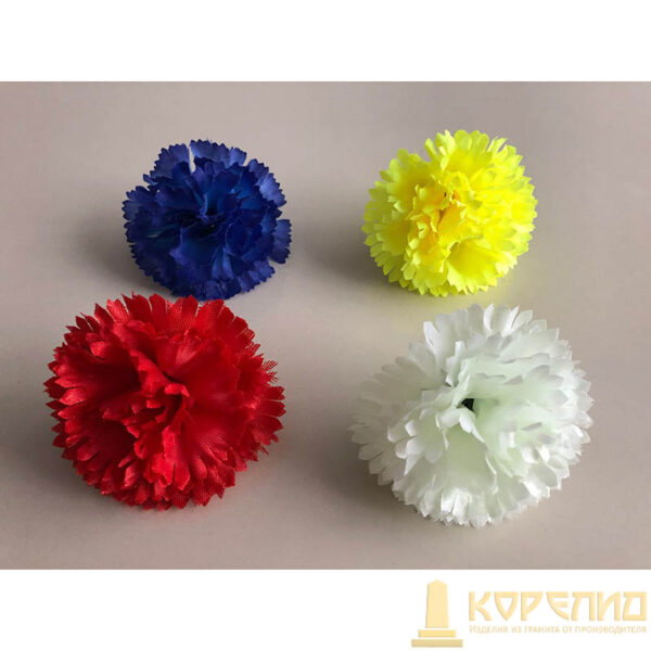 Искуственные цветы 99-4-гвоздика-85см