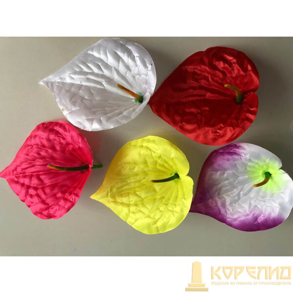 Искуственные цветы антуриум-20см