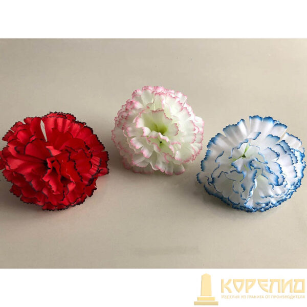 Искуственные цветы гвоздика-11см