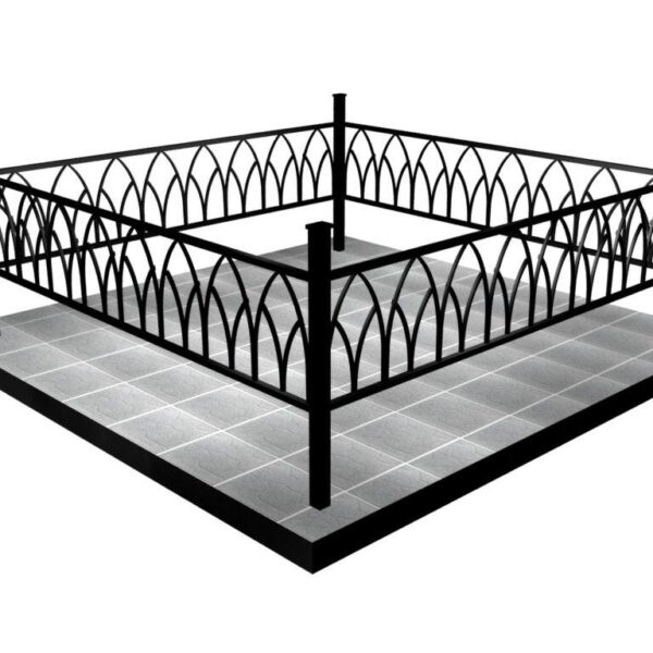 Металлическая ограда 2