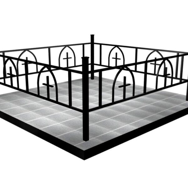 Металлическая ограда 6