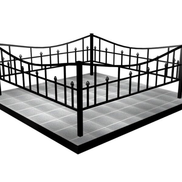 Металлическая ограда 9