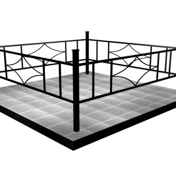Металлическая ограда k-11