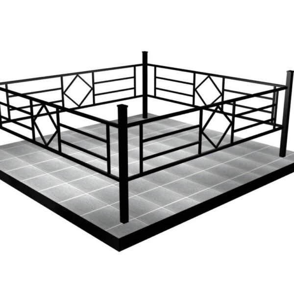 Металлическая ограда k-13