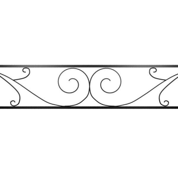 Металлическая ограда k-14