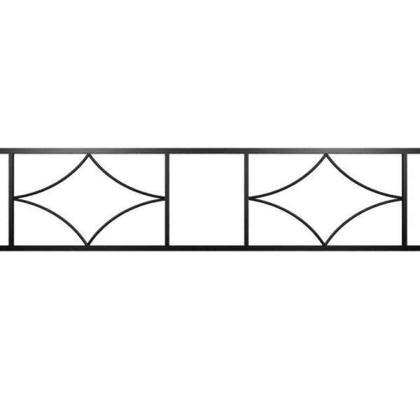 Металлическая ограда k-10