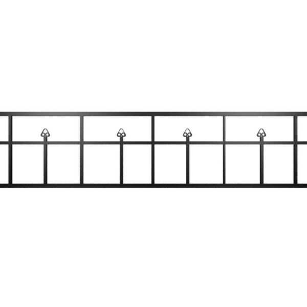Металлическая ограда 8