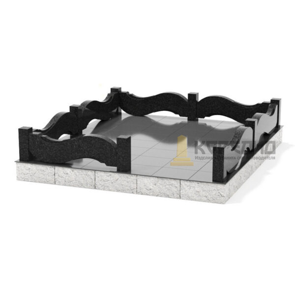 Ограда гранитная 004