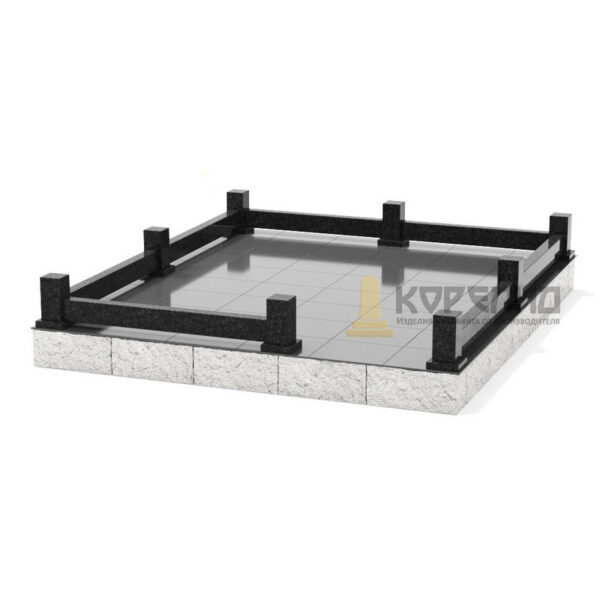 Ограда гранитная 006