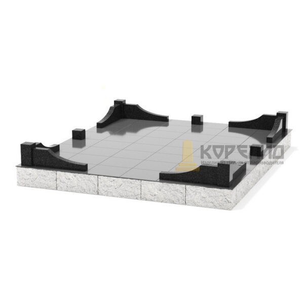 Ограда гранитная 011