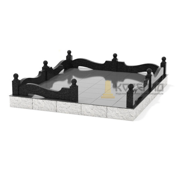 Ограда гранитная 014