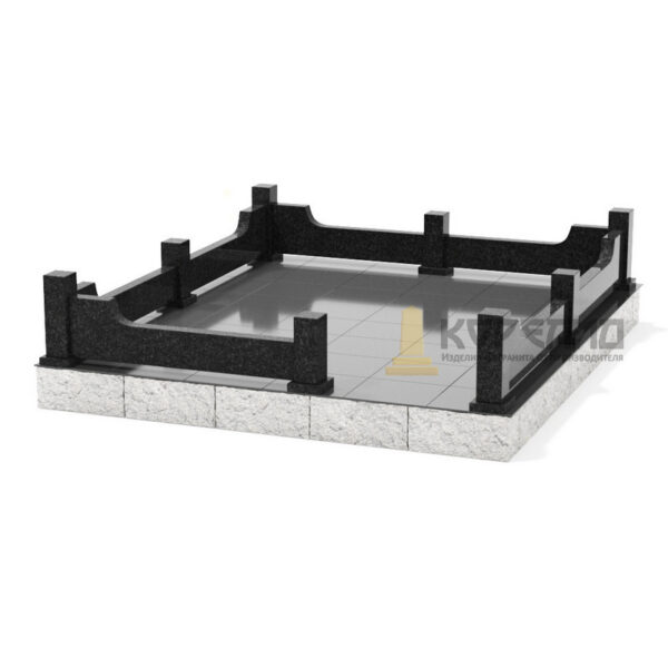 Ограда гранитная 016