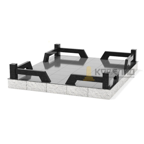 Ограда гранитная 021