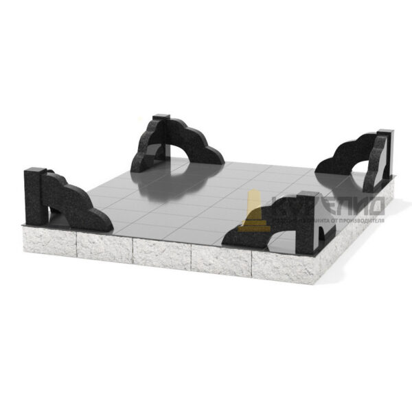 Ограда гранитная 028