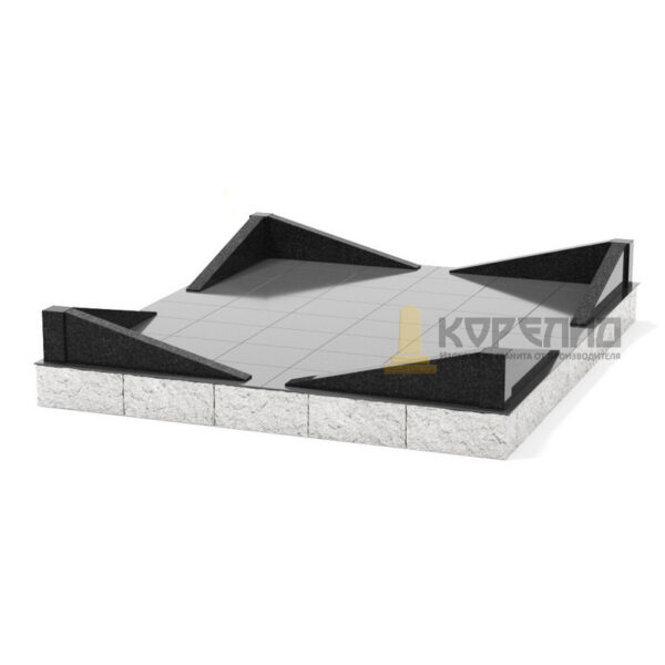 Ограда гранитная 030